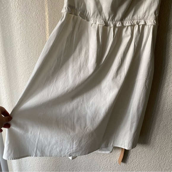 Reformation Liah Dress in White Tie Back NEW - Picture 6 of 10